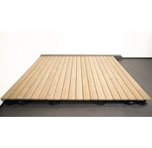 Holzterrasse mit Unterkonstruktion