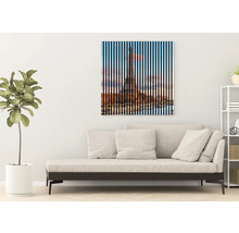Dekoratives Wandbild mit dem Eiffelturm-Motiv, geeignet für die Inneneinrichtung