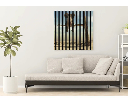 Dekoratives Wandbild mit Koala auf einem Baum