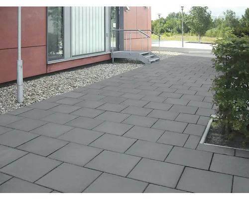 Beton Terrassenplatte Anthrazit Mit Fase 40 X 40 X 4 Cm Bei BODENHAUS ...