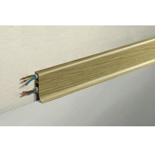 Sockelleiste mit Kabelkanal zur Kabelverlegung an der Wand