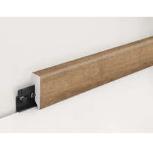 Sockelleiste aus Holz mit Befestigungsclip