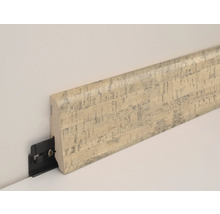 Sockelleiste mit Befestigungsclip für eine einfache Montage