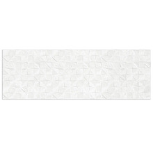 Produktbild: Steingut Wandfliese Momentum Decor White 30x90cm rektifiziert