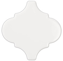 Produktbild: Wandfliese Arabesque white glänzend 15x15cm