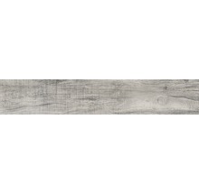 Feinsteinzeug Wand- und Bodenfliese Ibi Grey 15 x 90 cm