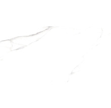 Weiße Fliese mit Marmoroptik.