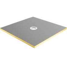 Quadratisches Duschelement mit Ablauf