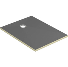 Rechteckige Duschwanne mit Ablauf