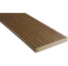 Produktbild: Konsta Holz Bambus Terassendiele Vollprofil geriffelt/glatt 18x139x1860 mm hellbraun