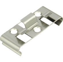 Metallhalterung mit vier Löchern zur Befestigung