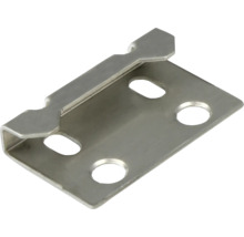 Metallwinkel mit Befestigungslöchern für Regalböden