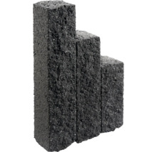 Drei Pflanzsteine unterschiedlicher Höhe aus Beton