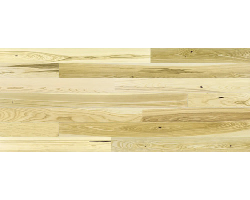 Parkett Esche 1-Stab Natur Landhausdiele lackiert 1092 x 130 x 14 mm