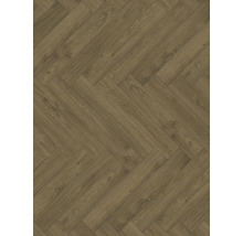 Verlegung von Laminatboden im Fischgrätmuster