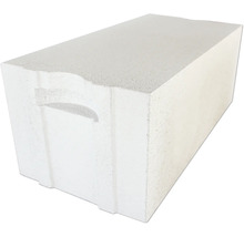 Porenbetonstein mit Griffmulde