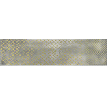 Dekorplatte mit ornamentalen und gepunkteten Mustern