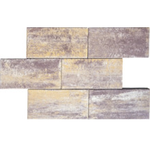 Rechteckige Pflastersteine aus Beton