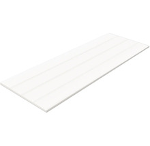 Produktbild: Wandfliese Shutter Snow weiß 3D matt 30x90 cm rektifiziert