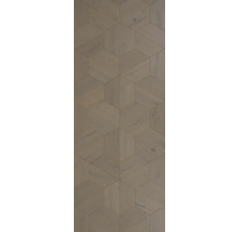 Parkettboden mit geometrischem Muster