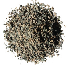 Nahaufnahme einer Anhäufung von Ziersplitt