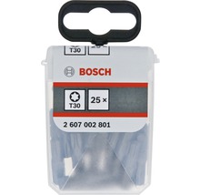 Bosch Logo. 25er Pack T30 Bits in Kunststoffverpackung