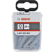 Bosch Bit-Set mit T40 Torx Profil, 25 Stück