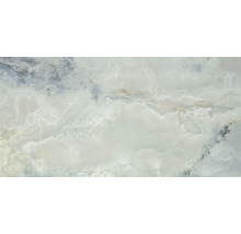 Produktbild: Feinsteinzeug Wand- und Bodenfliese Sheffield blue poliert und rektifiziert 59 x 119 x 1 cm