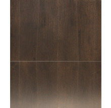 Dunkler Holzbodenbelag aus mehreren Dielen