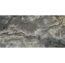 Produktbild: Feinsteinzeug Wand- und Bodenfliese Sheffield black poliert und rektifiziert 59 x 119 x 1 cm