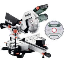 Metabo Kappsäge KGS 216 M mit Sägeblatt für Holzzuschnitte