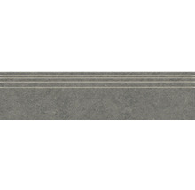 Produktbild: Feinsteinzeug Treppenstufe Pamesa Cromat marengo 30x120cm matt