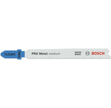 Produktbild: Stichsägeblatt Bosch PRO Metal Medium T121AFC, 3 Stück