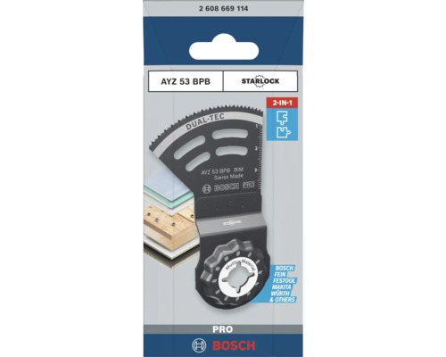 Bosch Starlock Dual-Tec-Sägeblatt PRO AYZ 53 BPB