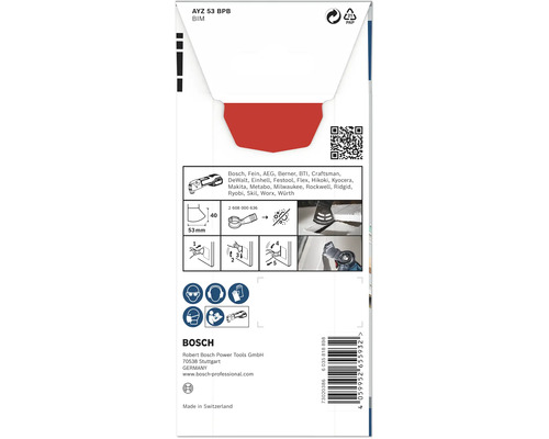 Bosch Starlock Dual-Tec-Sägeblatt PRO AYZ 53 BPB