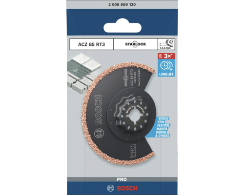 Bosch Starlock Fugensegmentblatt Pro ACZ 85 RT3