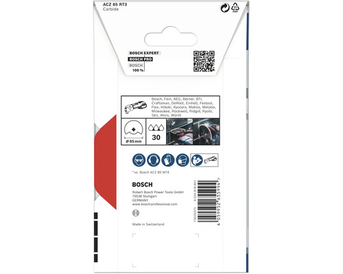 Bosch Starlock Fugensegmentblatt Pro ACZ 85 RT3