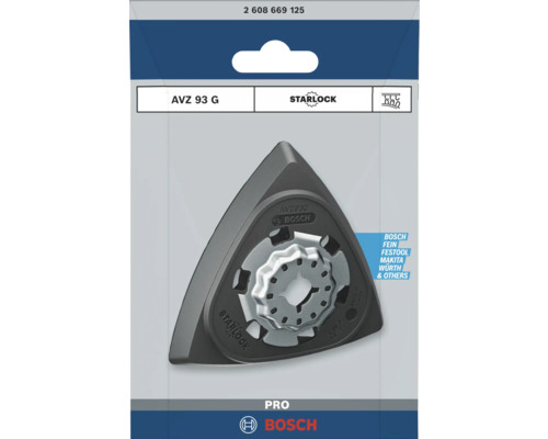 Bosch Starlock Schleifplatte PRO AVZ 93 G, Ø 93 mm