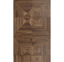 Holzboden mit geometrischem Muster