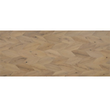 Hölzerner Bodenbelag mit geometrischem Muster