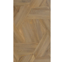 Holzboden mit geometrischem Muster