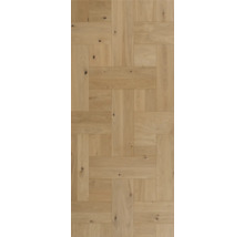 Helle Eichenparkettboden-Verlegung im Rechteckmuster