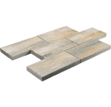 Rechteckige Pflastersteine aus Beton