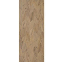 Holzboden im Fischgrätmuster