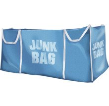 Blaue Junk Bag für Abfälle