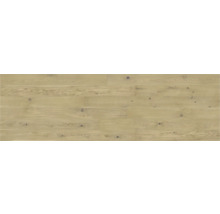 Holzfußboden aus hellem Holz mit Astlöchern