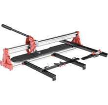 Fliesenschneider mit Brechvorrichtung und verstellbaren Anschlägen