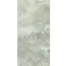 Nahaufnahme einer Onyxfliese mit einer gewolkten Textur.