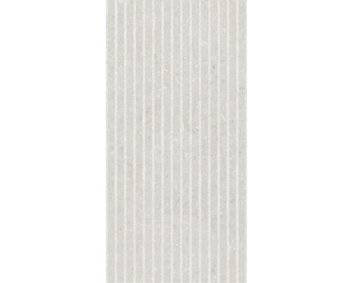 Dekorfliese Rigat-one Shellstone bianco 60x120cm