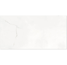 Weiße Bodenfliese mit Marmorstruktur